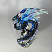 Sapphire Sentinel Dragon Statue-3
