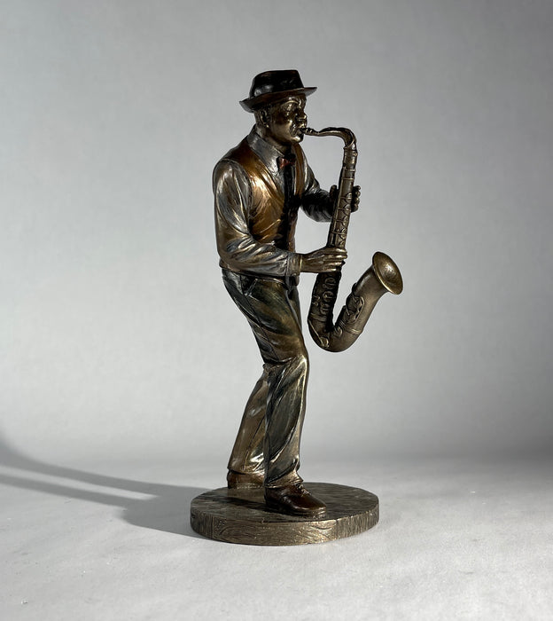 Jazz Band - Saxophone Player Statue