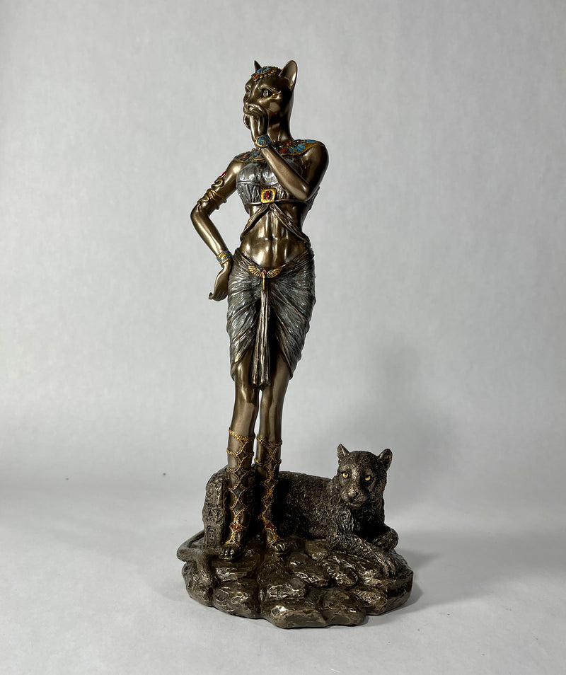 Bastet With Panther Statue