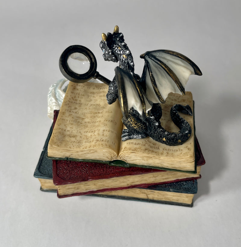 Miniature Scholars Dragon Trinket Box