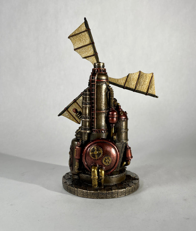 Steampunk Windmill Statue
