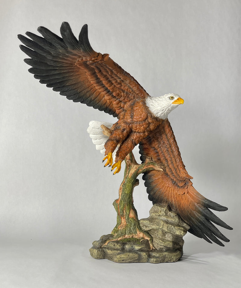 Flying Eagle Statue- Painted