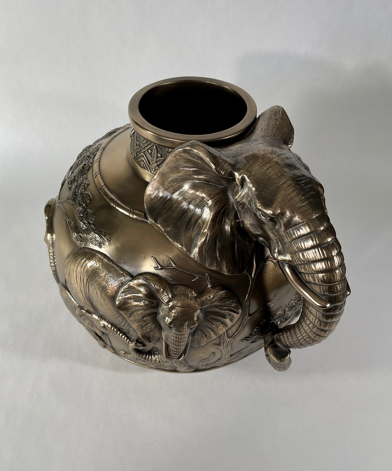 Safari Elephants Vase