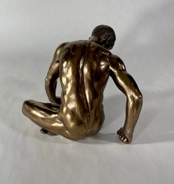 Bronze Study of Man Male Nude Sculpture- Small