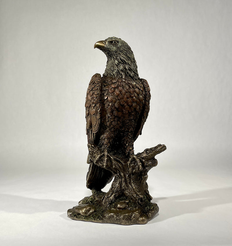 Bald Eagle On Branch Statue