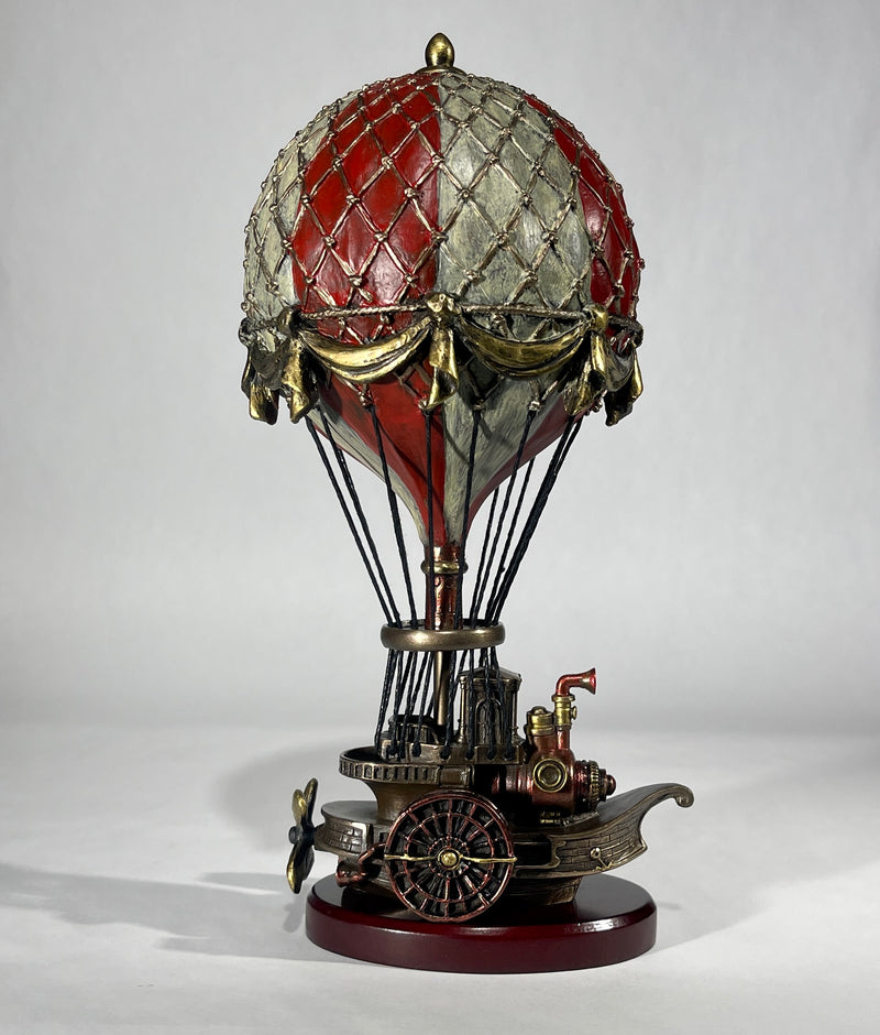 Steampunk Hot Air Balloon Statue