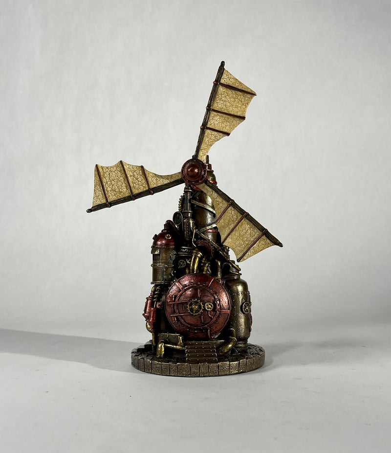 Steampunk Windmill Statue