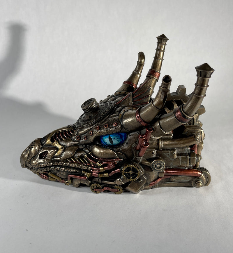 Steampunk Decorative Combination Safe Dragon Head Trinket Box