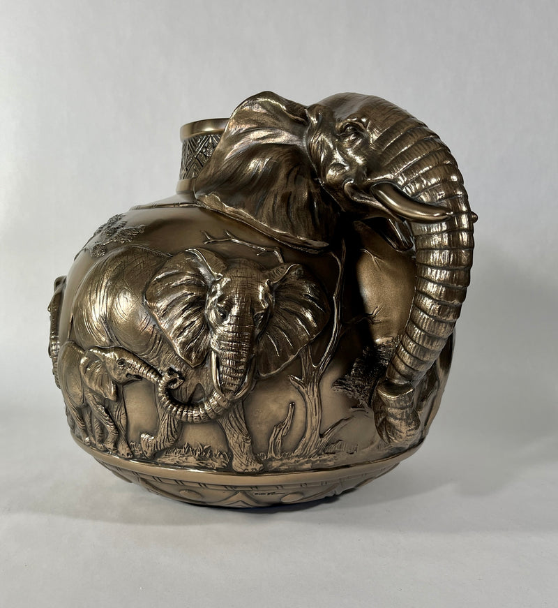 Safari Elephants Vase