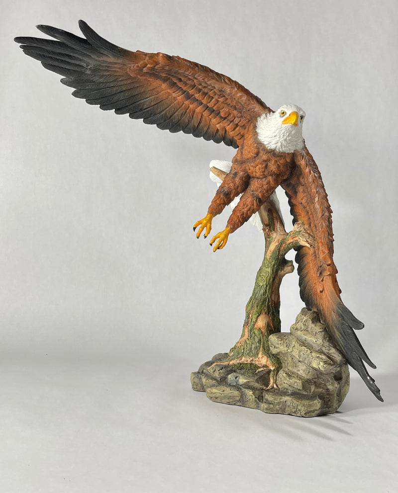 Flying Eagle Statue- Painted
