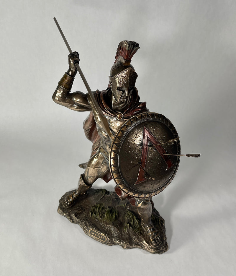 Leonidas With Spear And Shield Sculpture