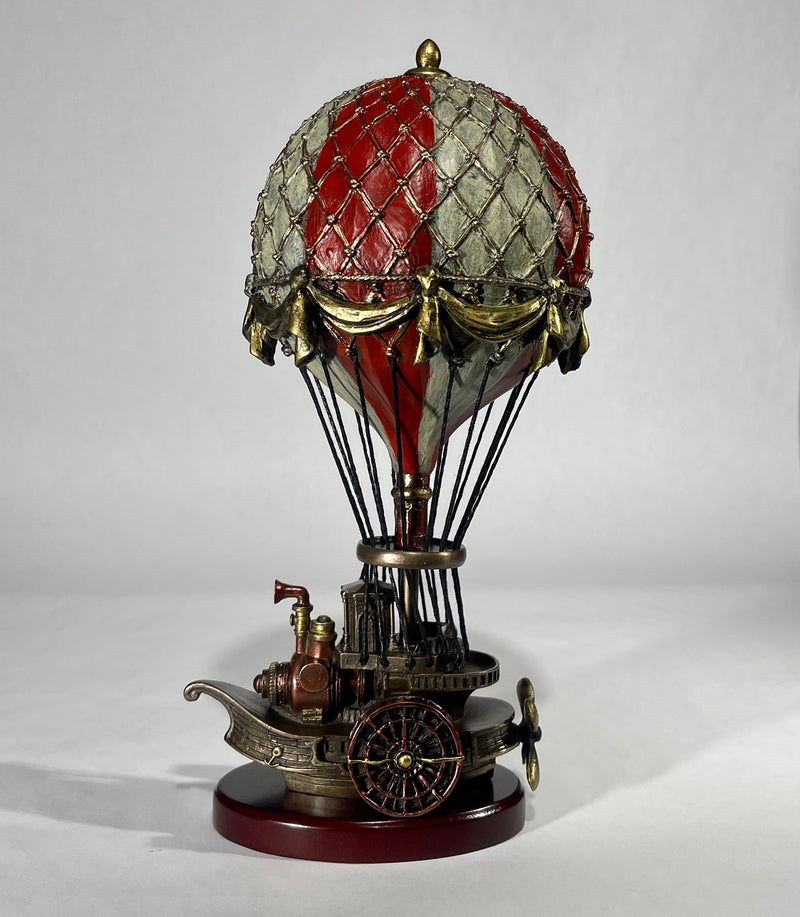 Steampunk Hot Air Balloon Statue