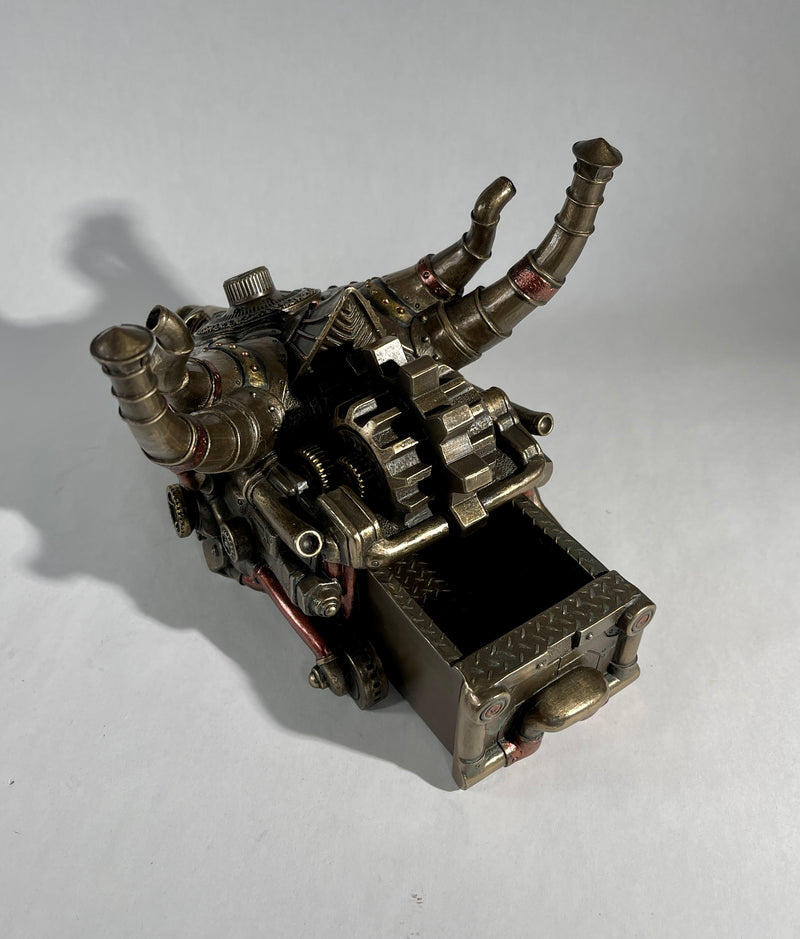 Steampunk Decorative Combination Safe Dragon Head Trinket Box