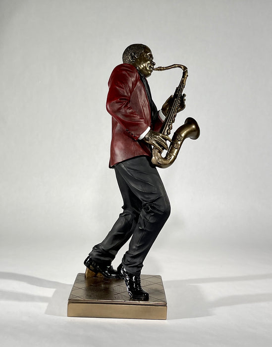 Jazz Band-Saxophone Player Statue