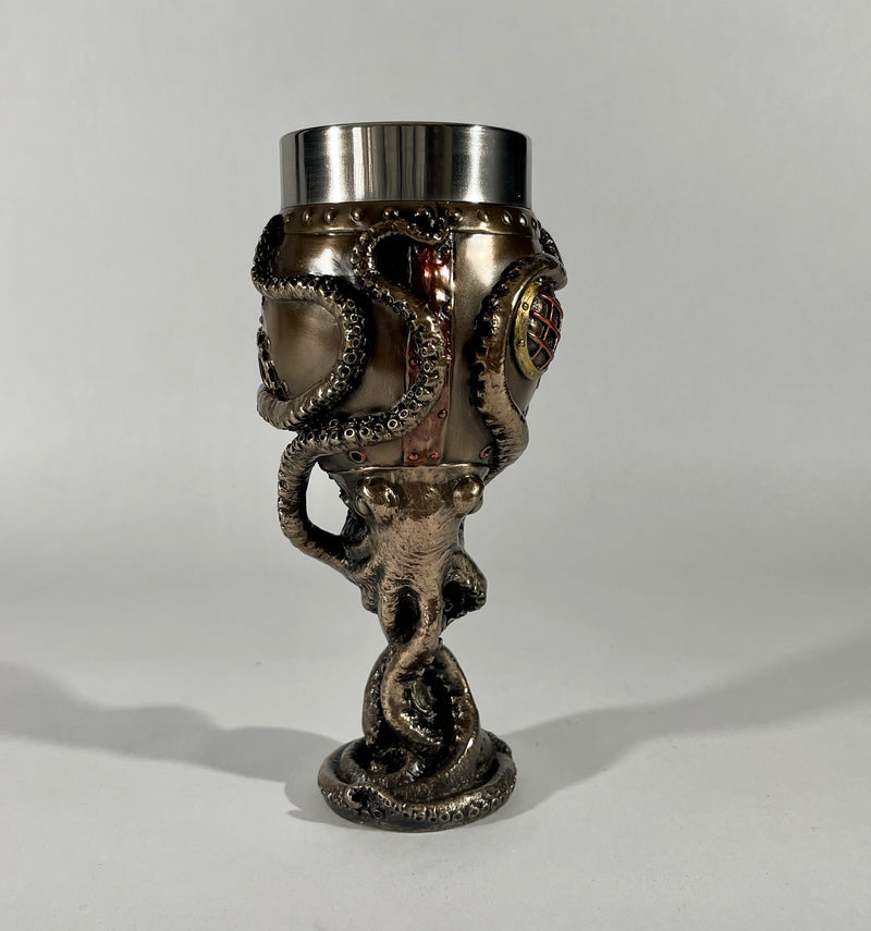 Steampunk Octopus Bell Chalice