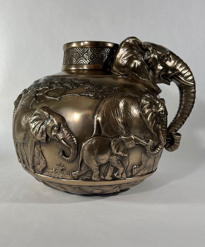 Safari Elephants Vase