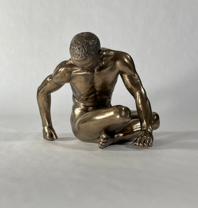 Bronze Study of Man Male Nude Sculpture- Small