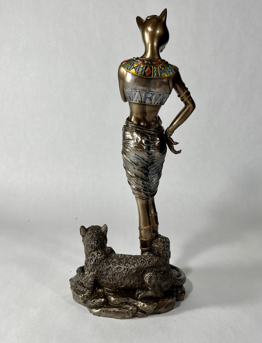 Bastet With Panther Statue