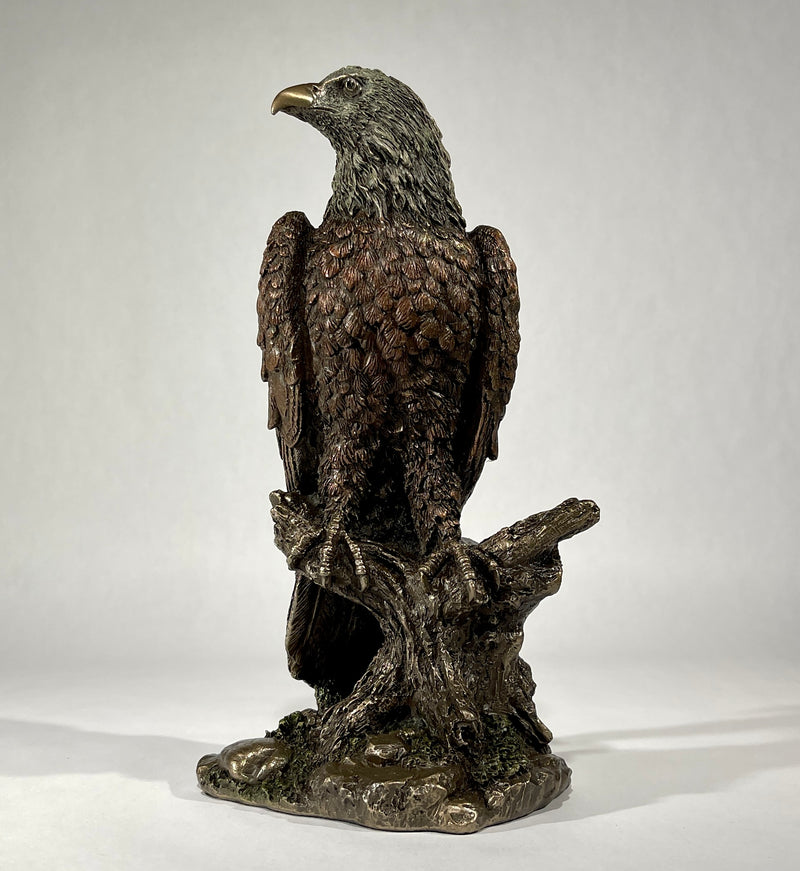 Bald Eagle On Branch Statue