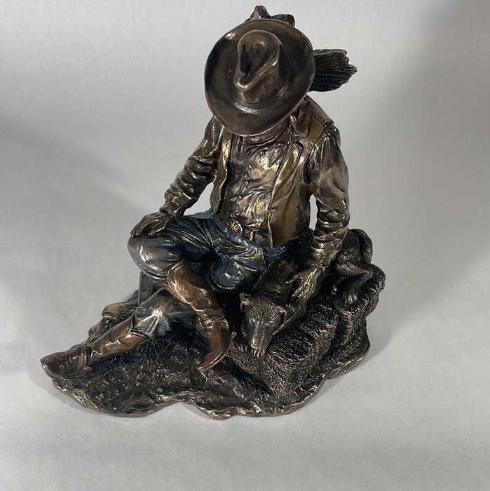 Cowboy and Best Friend Statue