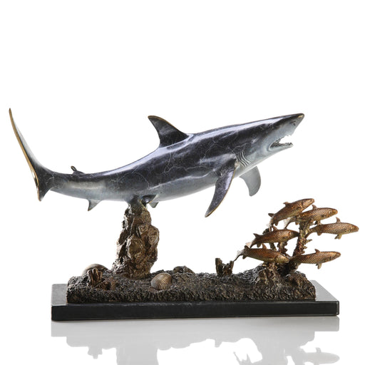 Imperial Shark with Prey Sculpture by San Pacific International/SPI Home