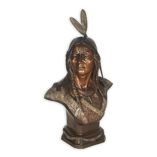 Indian Chief Bronze Bust