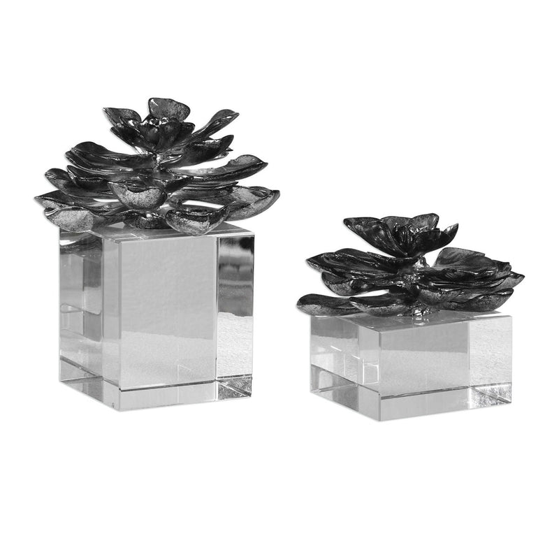 Indian Lotus Statues Set