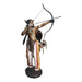 Indian Warrior with Arrow Bronze Sculpture