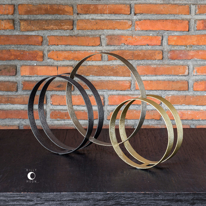Revolution-Circular Rings Metal Sculpture