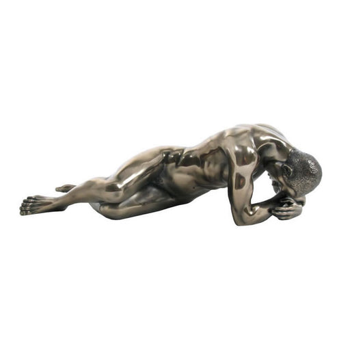 Introspection Bronze Male Nude Sculpture- Medium