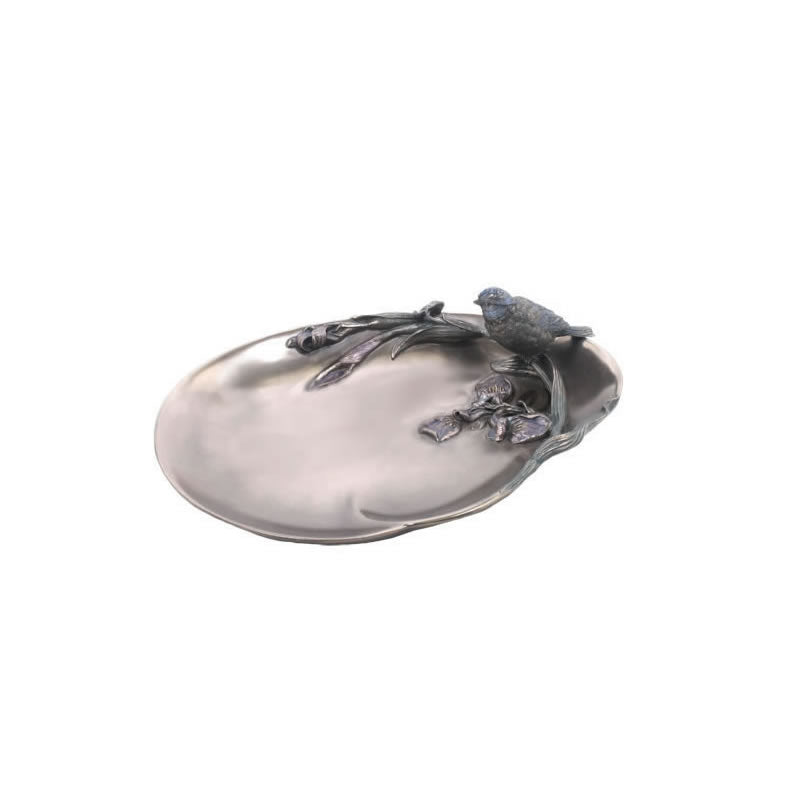 Iris and Blue Tit Dish