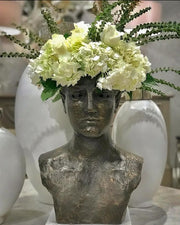 Iron Bust Vase