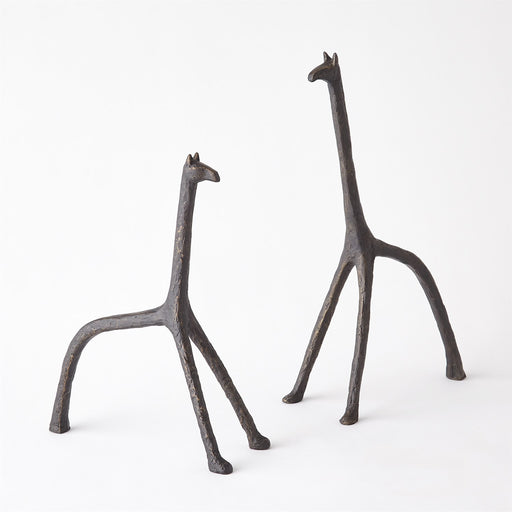 Iron Giraffe Sculpture