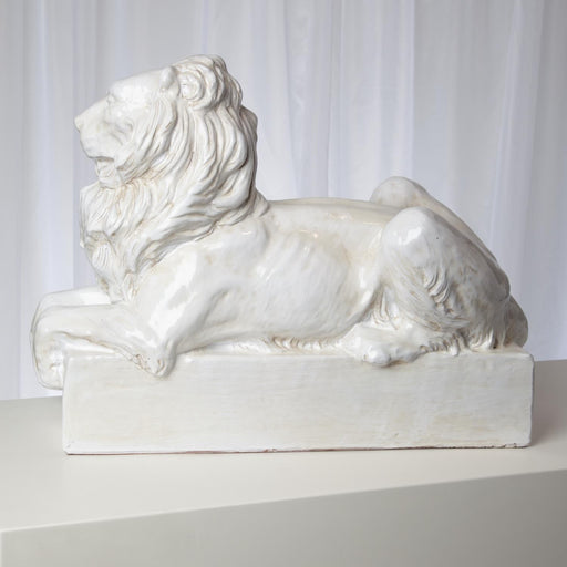 Italian Ceramic Lion Sculpture 3