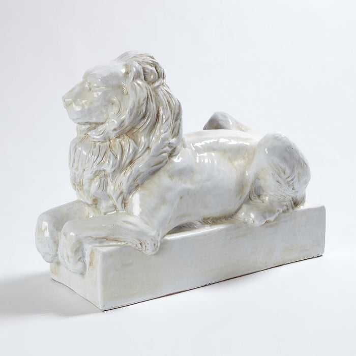 Italian Ceramic Lion Sculpture 5