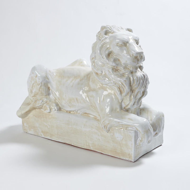 Italian Ceramic Lion Sculpture 7