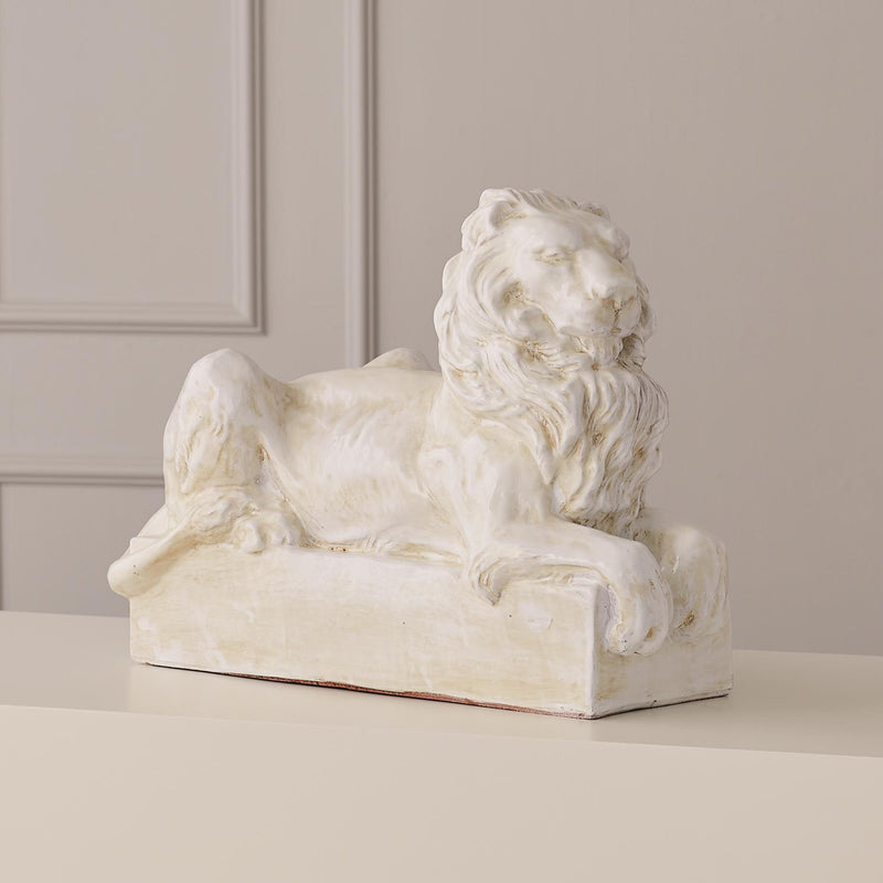 Italian Ceramic Lion Sculpture