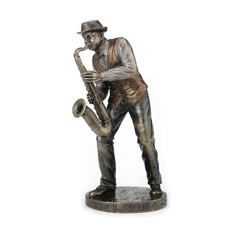 Jazz Band - Saxophone Player Statue — AllSculptures