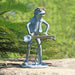 Jazzy Keyboard Frog Garden Sculpture by San Pacific International/SPI Home