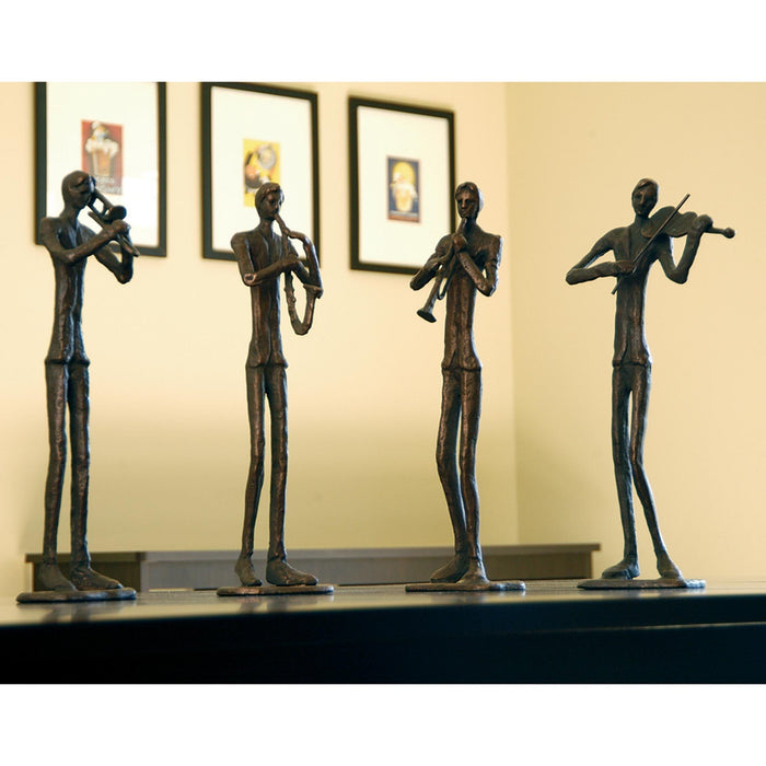 Jazzy Quartet Musician Statues- Set of 4 by San Pacific International/SPI Home