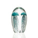 Jellyfish Duo Glass Figurine- Teal-4 inch by San Pacific International/SPI Home
