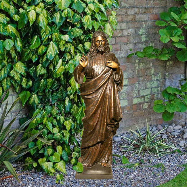 Jesus Bronze Memorial Sculpture