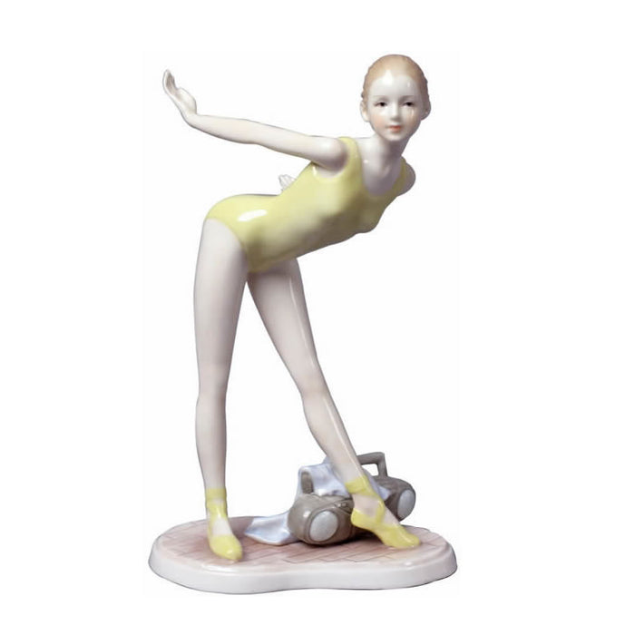 Just Warming Up- Ballerina Sculpture