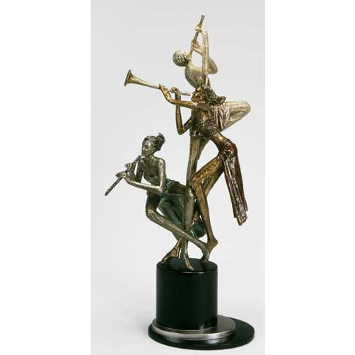 Keeping the Rhythm Modern Musicians Sculpture by Artmax