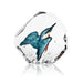 Kingfisher Bird Crystal Sculpture by Mats Jonasson