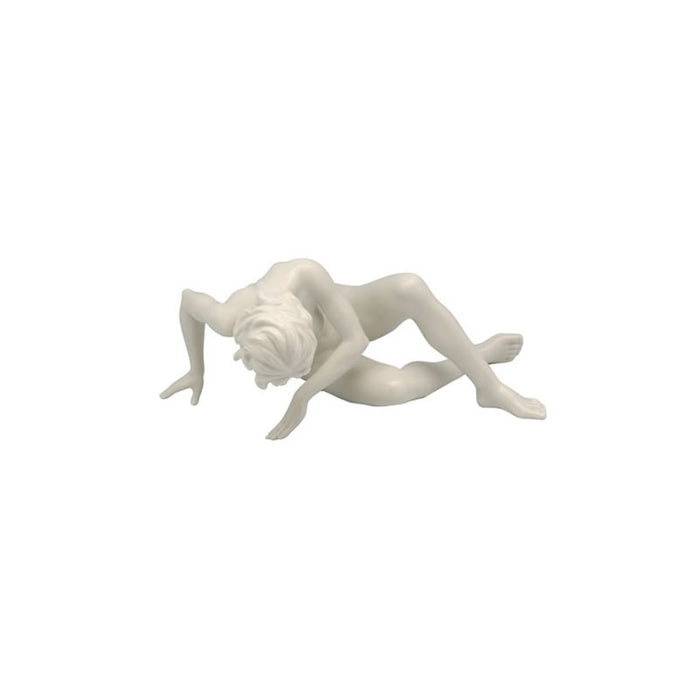 Ladonna- Nude Female Sculpture, Glazed Finish