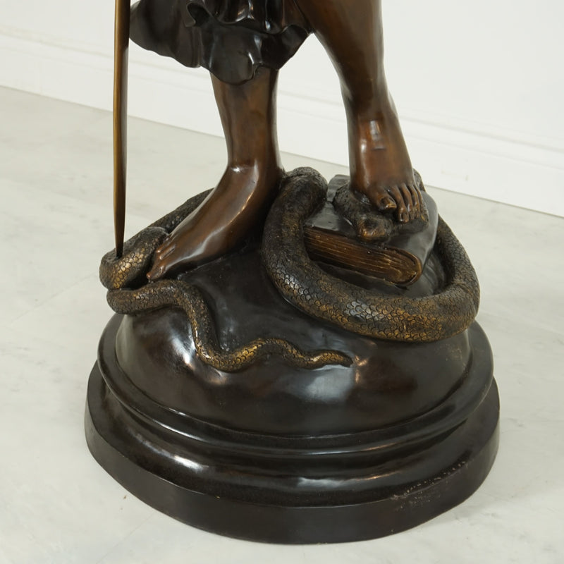 Lady Justice Floor Sculpture-Bronze