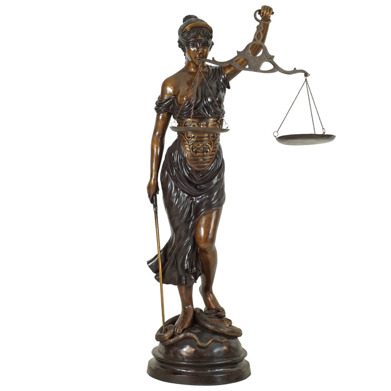 Lady Justice Floor Sculpture-Bronze