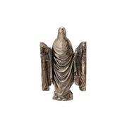 Lady Of Grace Polyptych Sculpture Of Annunciation- Back View