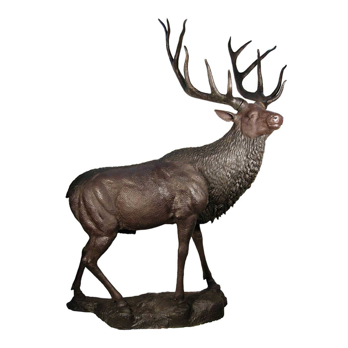 Large Bronze Elk Sculpture